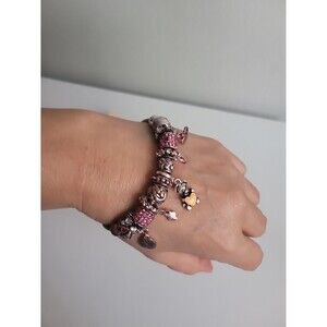 Distressed Charmed Bracelet